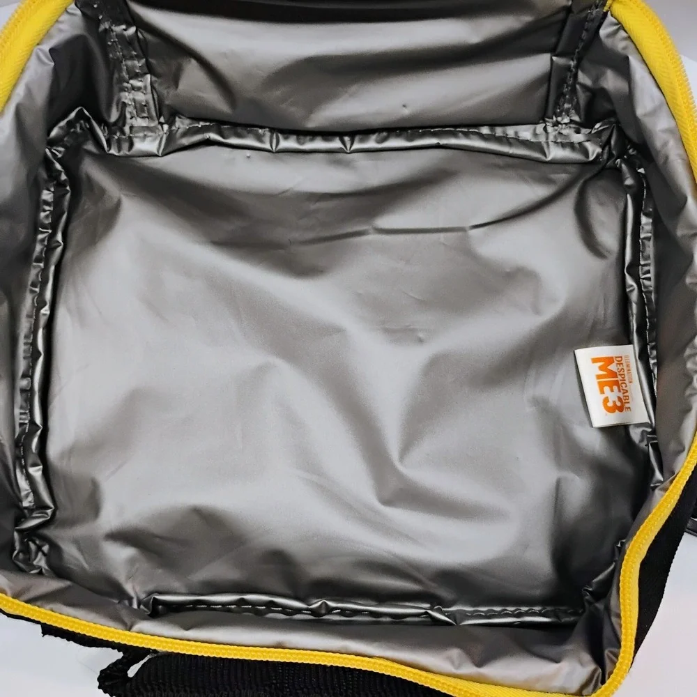 Despicable Me 3 Minions Lunch Sack Snack Bag Insulated Kids No Shoulder Strap